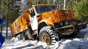 ЗИЛ 4972. Штурм снежного подъема