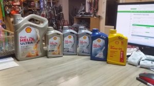 Ждем видео про   Масло  SHELL HELIX HX8  и  Shell Helix HX7