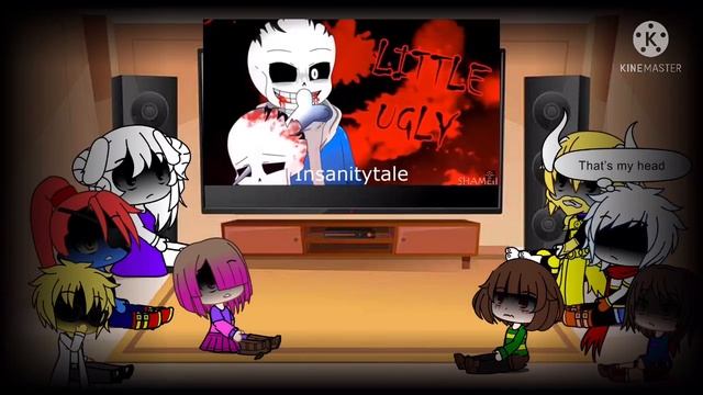 Undertale reacts to Sans AU themes смотреть онлайн