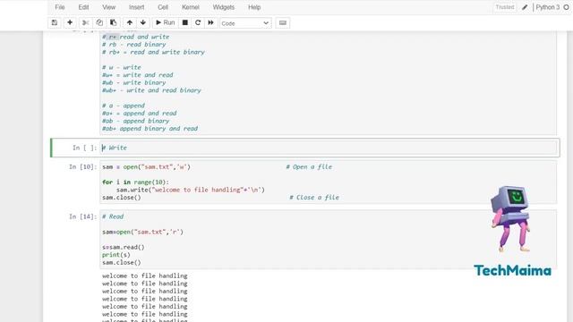 File Handling in Python - Part 1 | Python Tutorials for beginners in Tamil | Techmaima