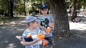 Водяной пистолет Нерф Nerf Super Soaker Распаковка и обзор Бластера