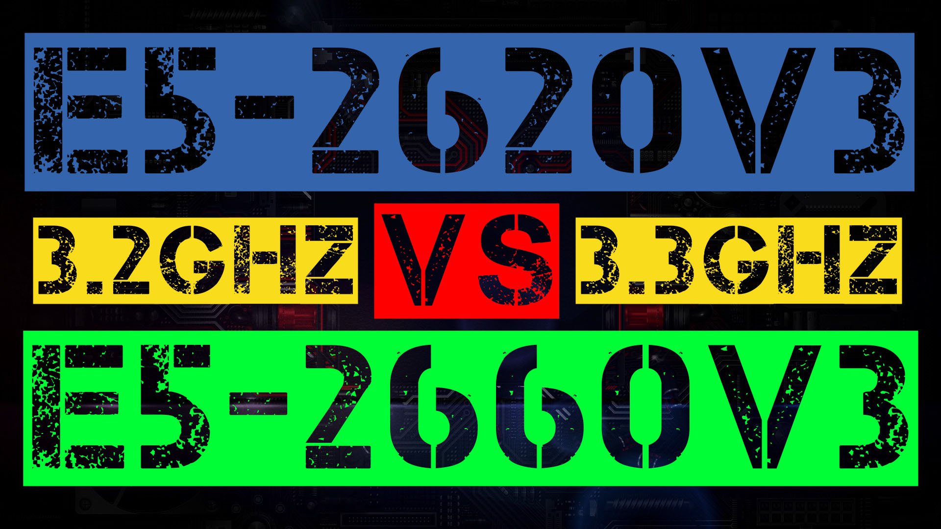 XEON E5-2620 V3 VS E5-2660 V3
