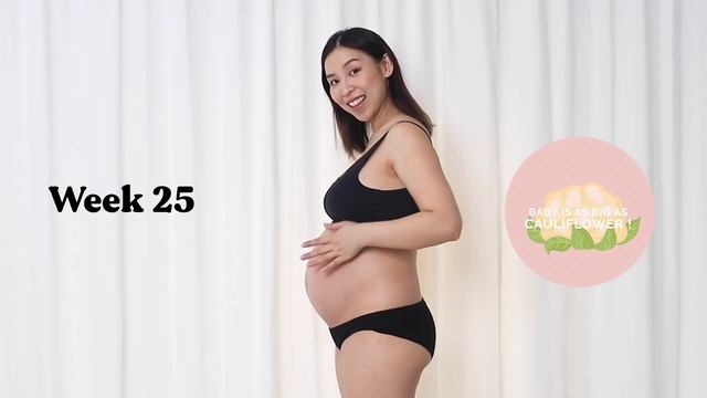 Pregnancy Transformation - Week by Week ?? | TINA YONG