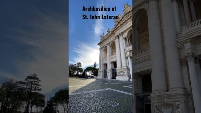 St. John Lateran. Oldest basilica among 4 major churches in eternal city. #rome #travel