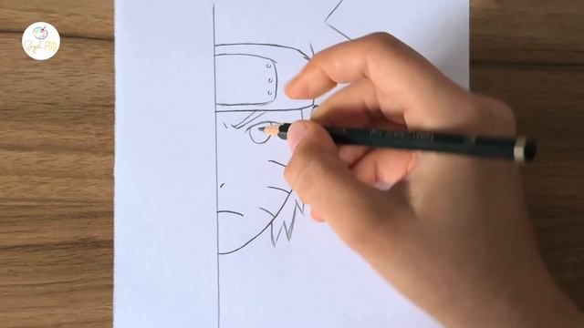 how to draw Naruto Uzumaki step by step || naruto drawing easy || How to draw anime step by step