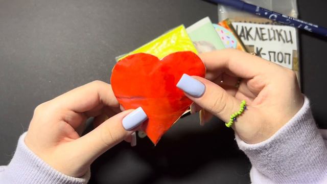 🧡РАСПАКОВКА огромной посылки от подписчицы🌸/Бумажная Зефирка🧡