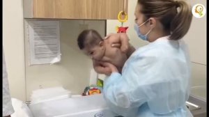Осмотр малыша в клинике Лор Практика. Врач Бабаян Армине Кароевна