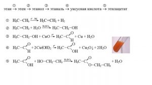 (АППО) Генетическая связь между углеводородами и кислородсодержащими органическими соединениями