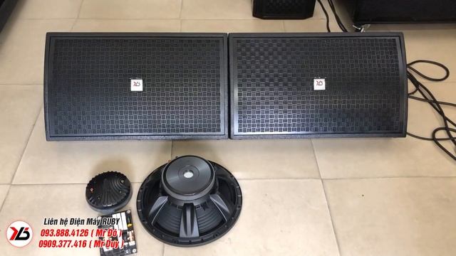 Loa Monitor 40 RUBY Bass 40 từ 190 coil 75, treble 750 - Điện Máy RUBY смотреть онлайн
