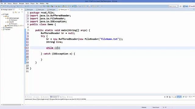 Java Tutorial For Beginners 39 How to Read file using Java смотреть онлайн