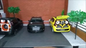 Só As Naves! Mini Palio + Mini Uno + Mini Audi trio top