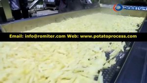 Полностью автоматическая линия по производству картофеля фри из Китая