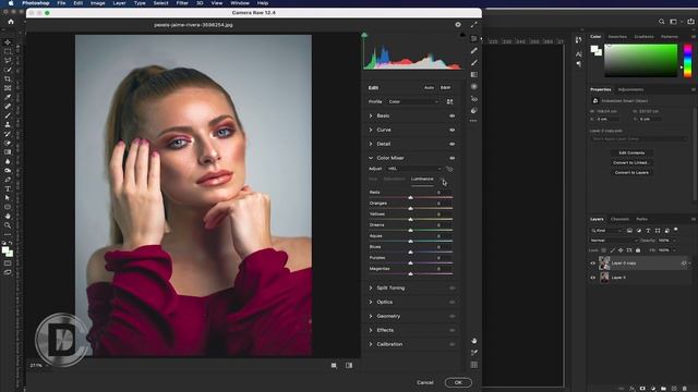 Camera Raw Filter in Photoshop | PHOTOSHOP FOR BEGINNERS смотреть онлайн