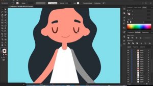 Рисуем простую векторную иллюстрацию в Adobe Illustrator | уроки для новичков