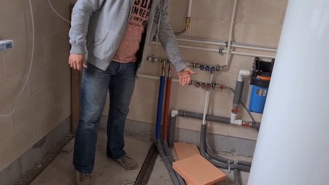 Монтаж отопления Московская область. Типовая котельная в доме из пенобетона. смотреть онлайн