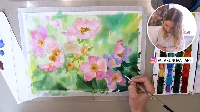 ПРОСТЫЕ РИСУНКИ: как нарисовать мышку - урок акварели Ульяны Ласуновой