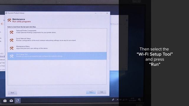 KYOCERA ECOSYS P5026cdw - WiFi Setup смотреть онлайн