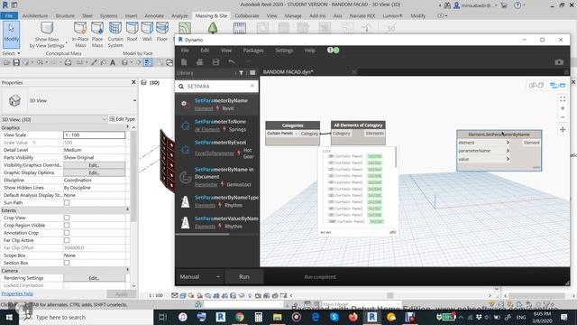 CREATE A RANDOM FACADE USING DYNAMO AND PARAMETRIC FAMILY смотреть онлайн