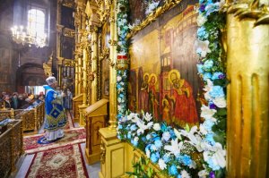 Литургия в праздник Введения в  Введенском  кафедральном соборе г.Чебоксары 04.12.2023