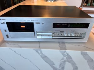Винтажный стереокассетный проигрыватель YAMAHA K-960 Natural Sound Серебристый-Япония-1981-год