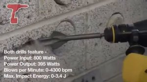 DeWalt D25123K   D25124K Hammer Drills   YouTube