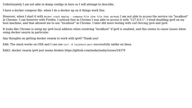 Ubuntu 18.04 docker swarm ipv6 (2 Solutions!!) смотреть онлайн