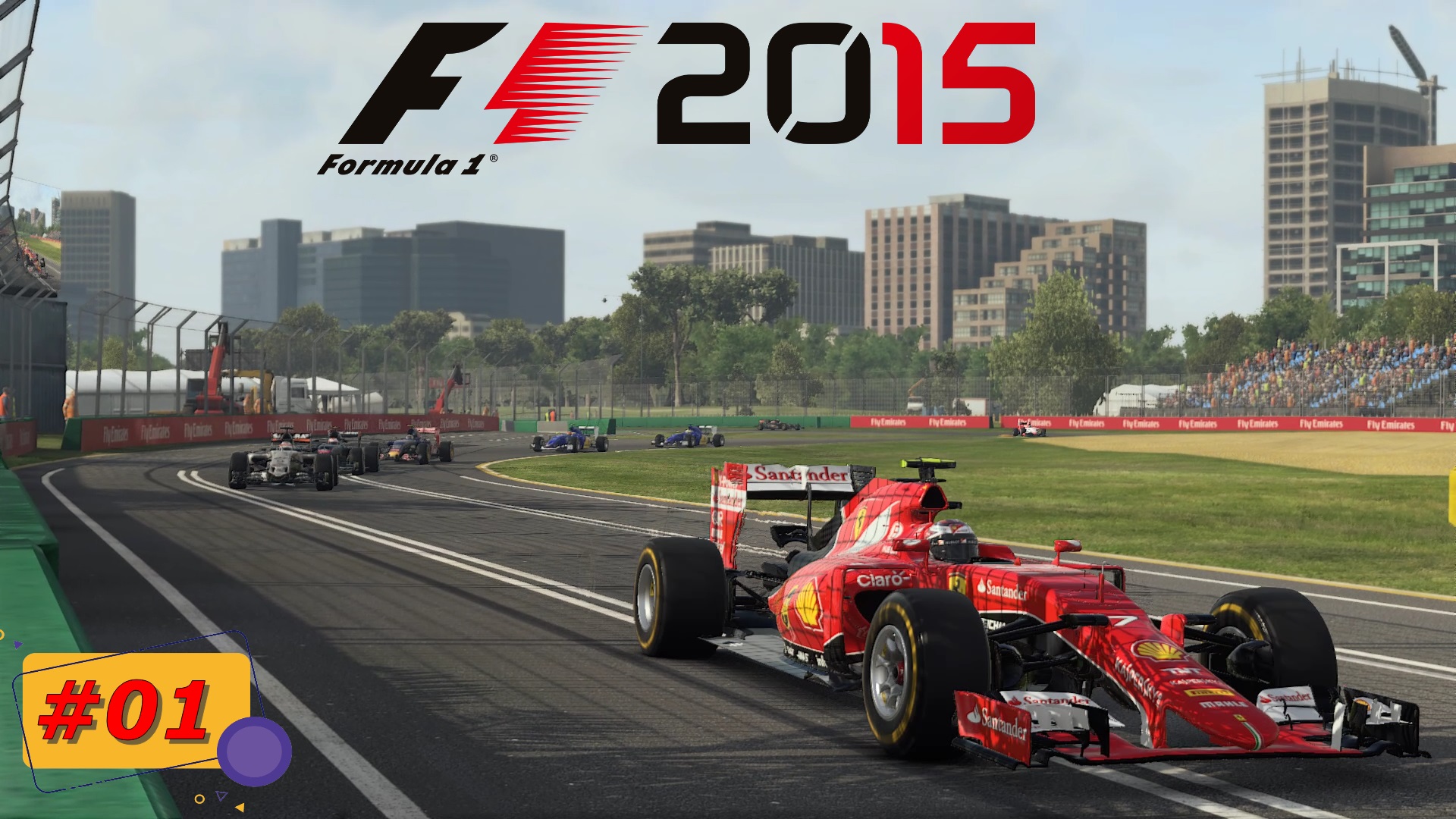 Scuderia Ferrari - #01 Melbourne | F1 2015 - Режим Чемпионата | Logitech G29