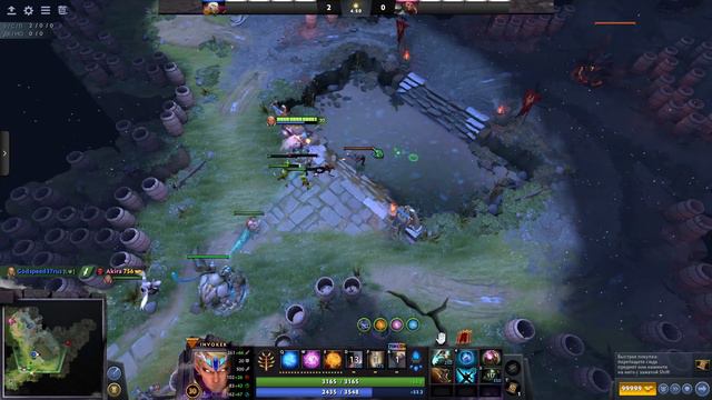 Как выглядит Инвокер с читами? | Dota 2 | смотреть онлайн