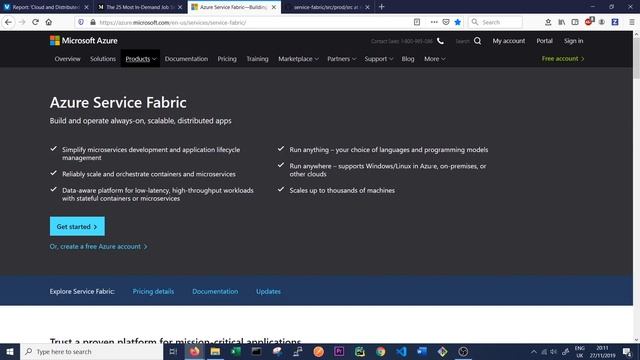 Azure Service Fabric - Tutorial 1 - Introduction смотреть онлайн