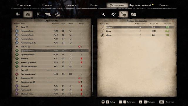 Medieval Dynasty Oxbow. №11. Зубры. Шалаш землекопов. Засев поля. смотреть онлайн