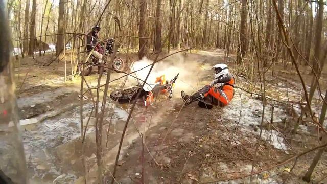 Эндуро Новокосино) весенний прохват и открытие купального сезона+грязевые ванны смотреть онлайн