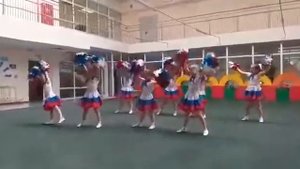 Спортивный танец дошкольников "Широка страна моя родная..." (5-7 лет)