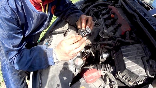 Замена термостата. Civic 4D смотреть онлайн