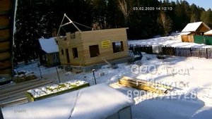 Строительство дома из бруса. п. Плишкино