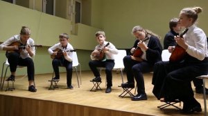 Ансамбль домристов ДМШ им.Л.Бетховена. РНП "Калинка" в обр. Ю.Давидовича