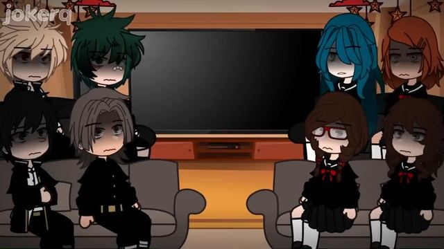 Deku’s Past Classmates Reacts To Deku (villain Deku) ||pt 1/2 || Lazy Thumbnail||