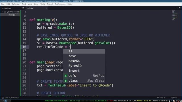 Flet Tutorial - Text To Qr Code