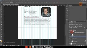 WEB Template  Design In Photoshop CS6 - SD Creative Productions