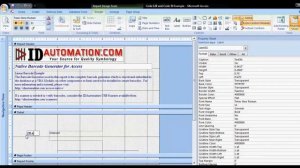 How to Create Barcodes in Microsoft Access using the IDAutomation Barcode Generator for Access