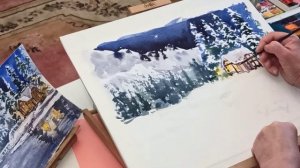 Рождественский Свет - Урок Акварели