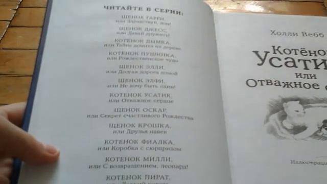 Книга котенок Усатик или отважное сердце.Обзор игрушек для детей. смотреть онлайн