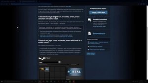 Como pedir reembolso de presente aberto na Steam