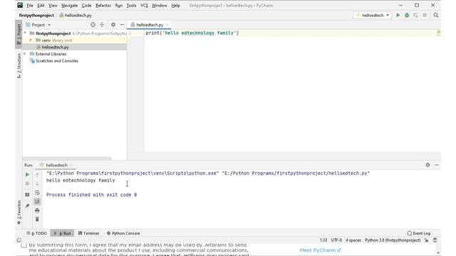 PYTHON TUTORIALS FOR BEGINNERS | PYCHARM INSTALLATION| PYCHARM BASICS