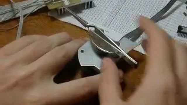 Микрошаговый драйвер из старого принтера на микроконтроллере ATmega32