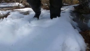 Rubber boots №29 - ЛЁД И СНЕГ ПОД САПОГАМИ