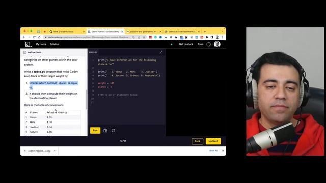 Part 2 - Learn Python 3 with Codecademy: A Comprehensive Guide for Beginners & Advanced Programmers