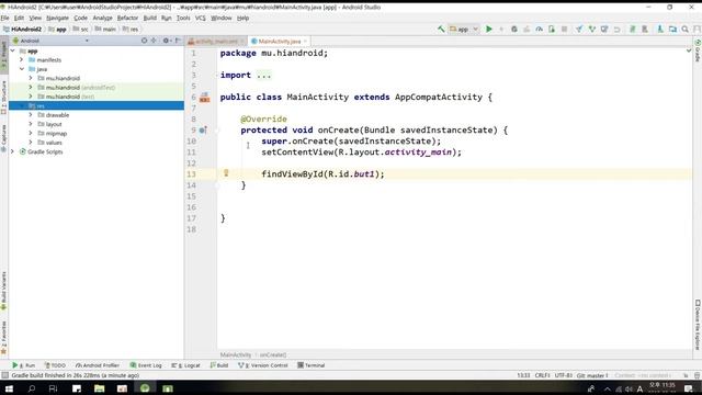 [Android Studio]7.버튼 java코드로 смотреть онлайн