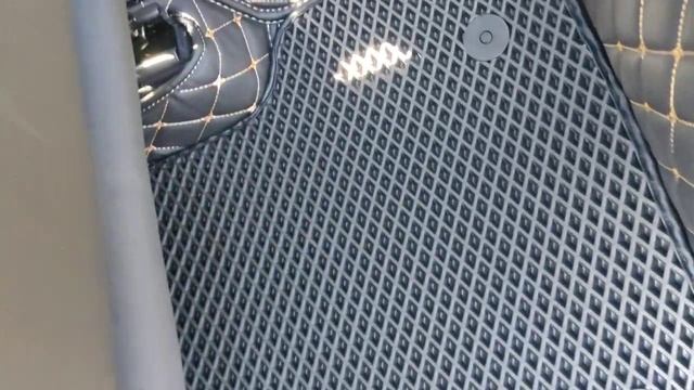 3D коврики из экокожи со съёмным Eva ковролином для автомобилей. смотреть онлайн