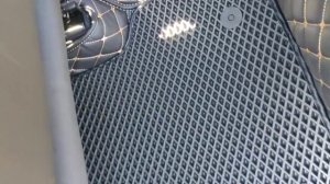 3D коврики из экокожи со съёмным Eva ковролином для автомобилей.