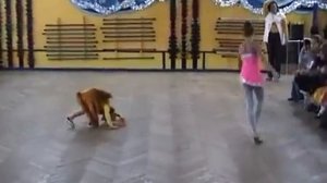 Маленькая девочка в костюме белки